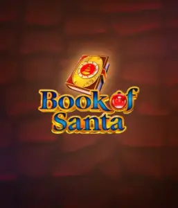 Celebrate the holiday spirit with the Book of Santa game by Endorphina, showcasing an intricately designed golden book adorned with Santa's iconic image. This image conveys the warmth and excitement of Christmas, set against a softly glowing red background. Perfect for players looking to get into the holiday spirit, delivering a charming adventure. 